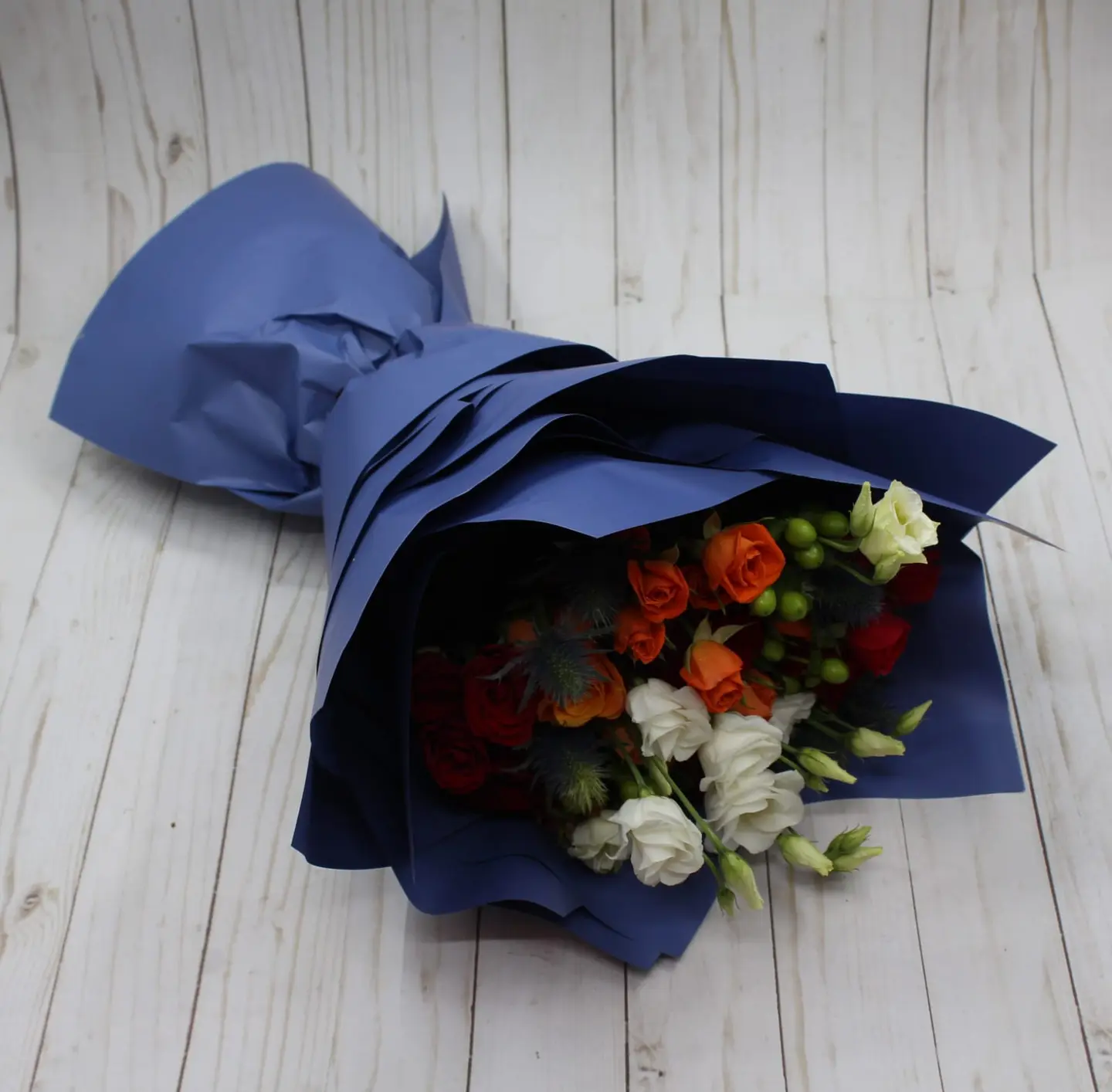 Orange In Blue