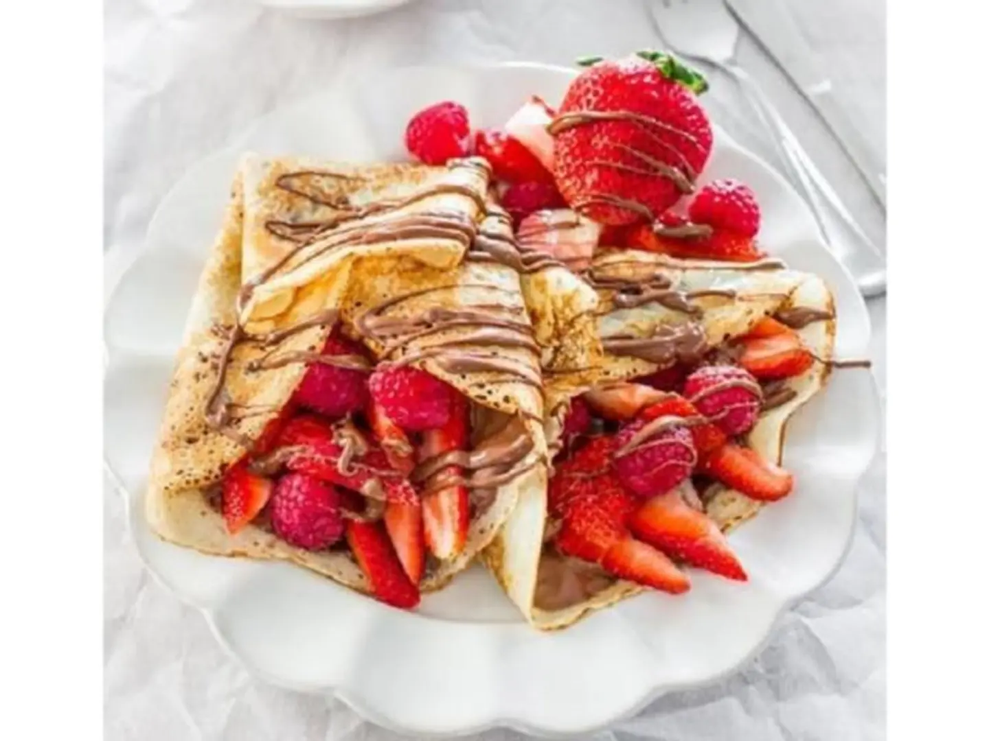 Nutella And Fruit Pancake