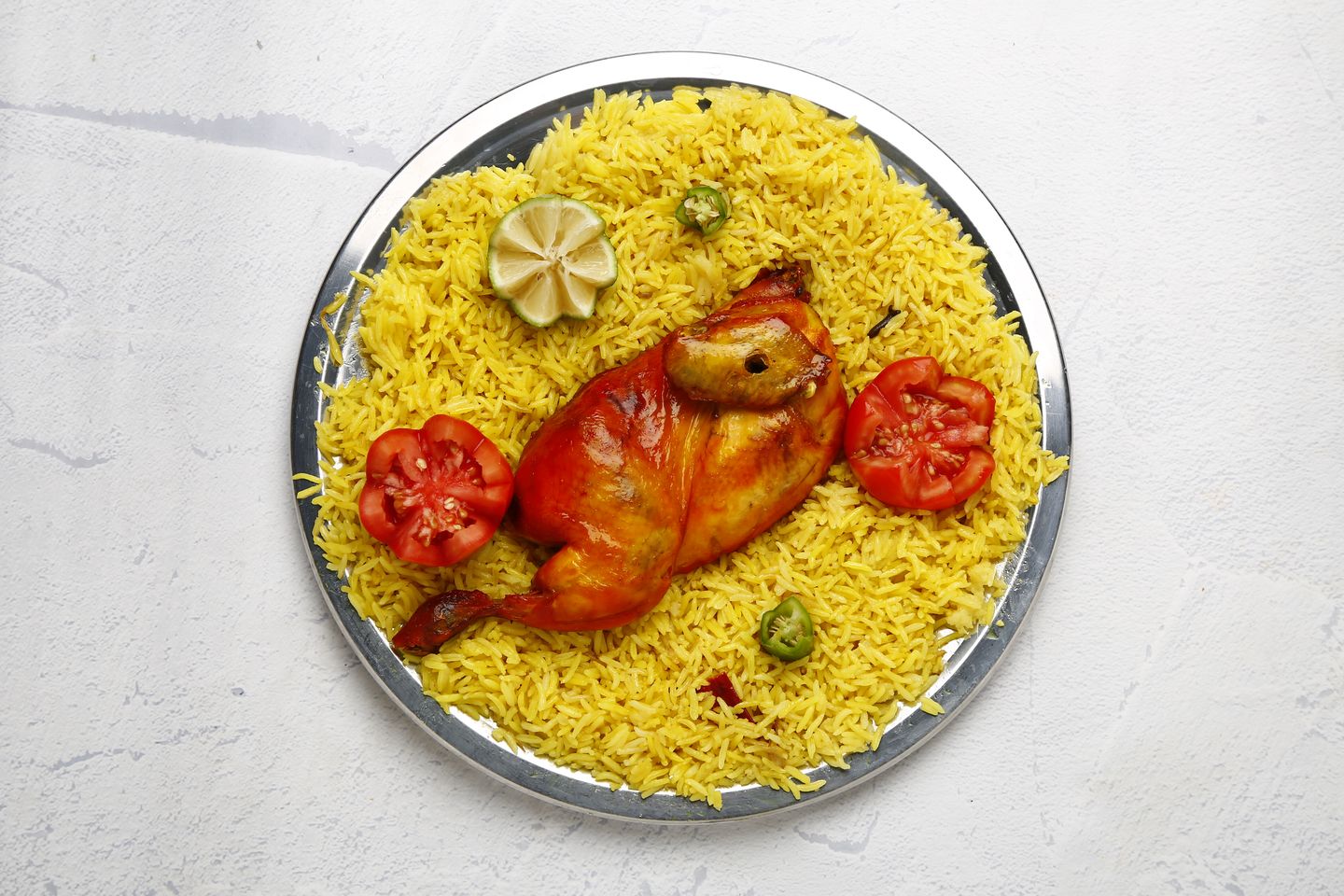 Half Of A Mandi Chicken