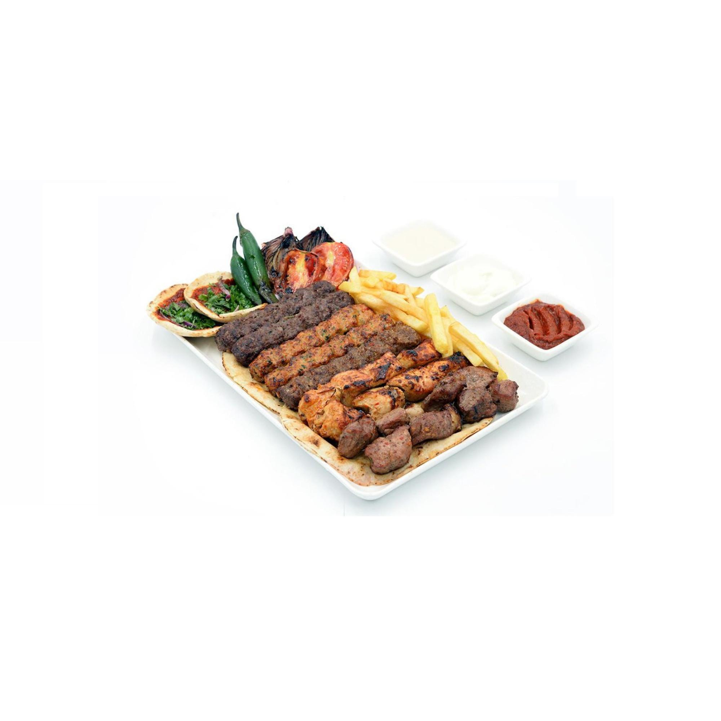 Medium Mixed Grill, 8 Skewers