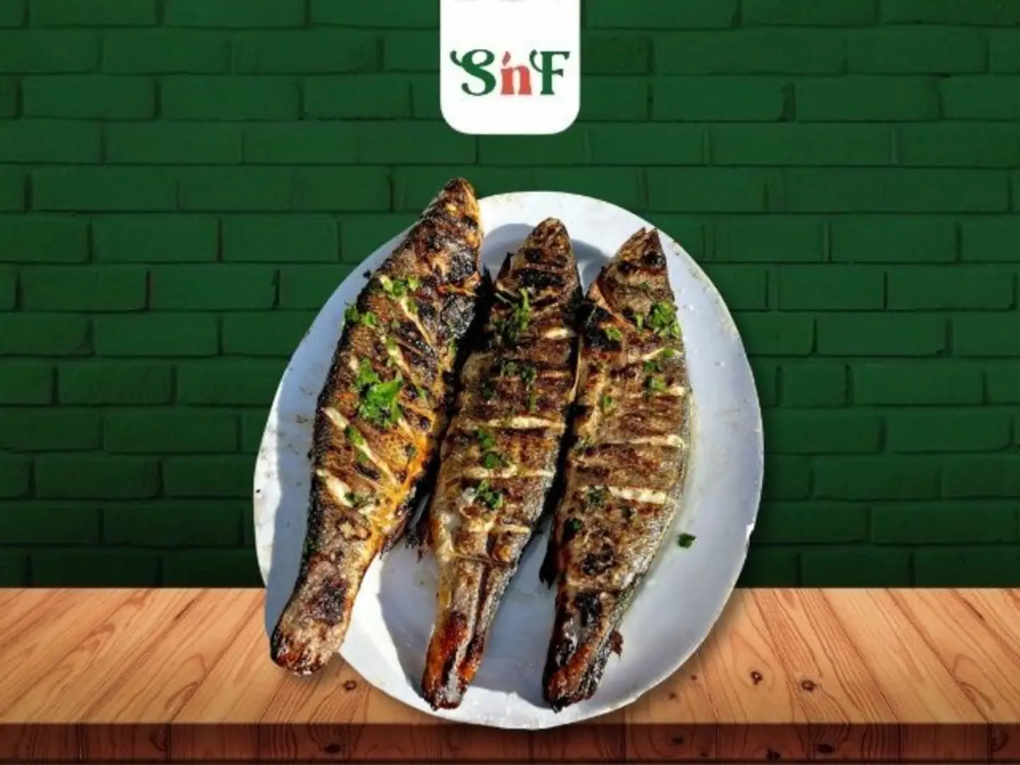 سمك راهو مشوي (1 كجم)