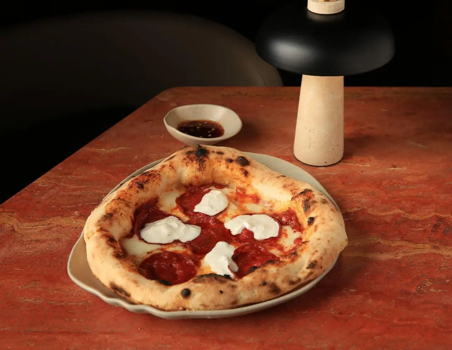 Pepperoni Burrata Pizza