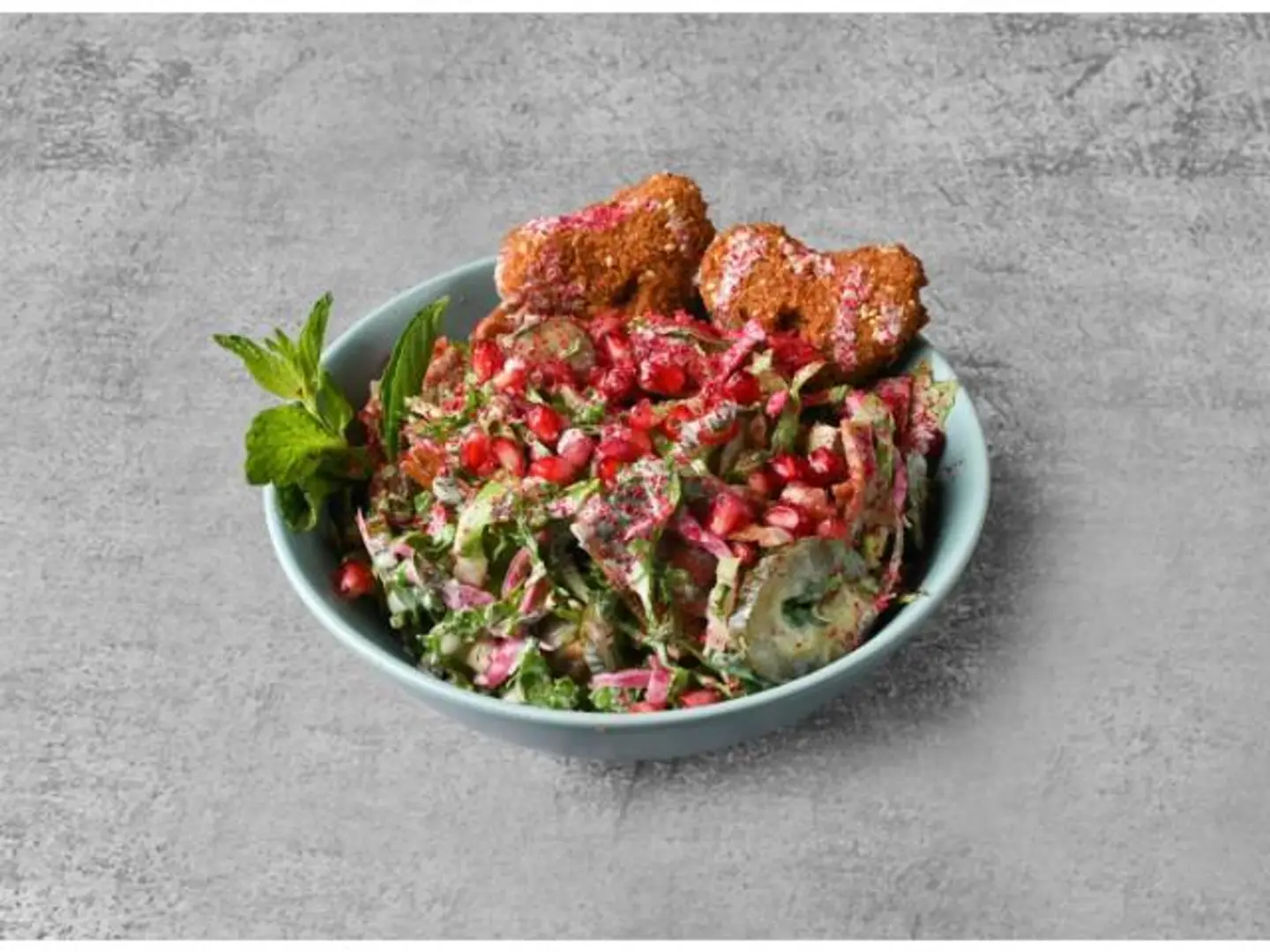 فتة شامية فلافل