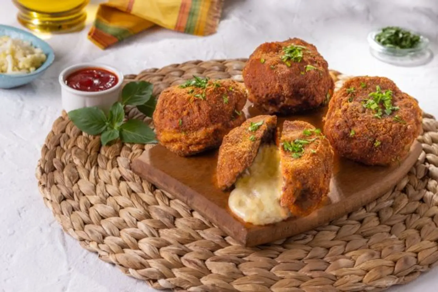 Meat Kofta Stuffed With Cheese And Nuts