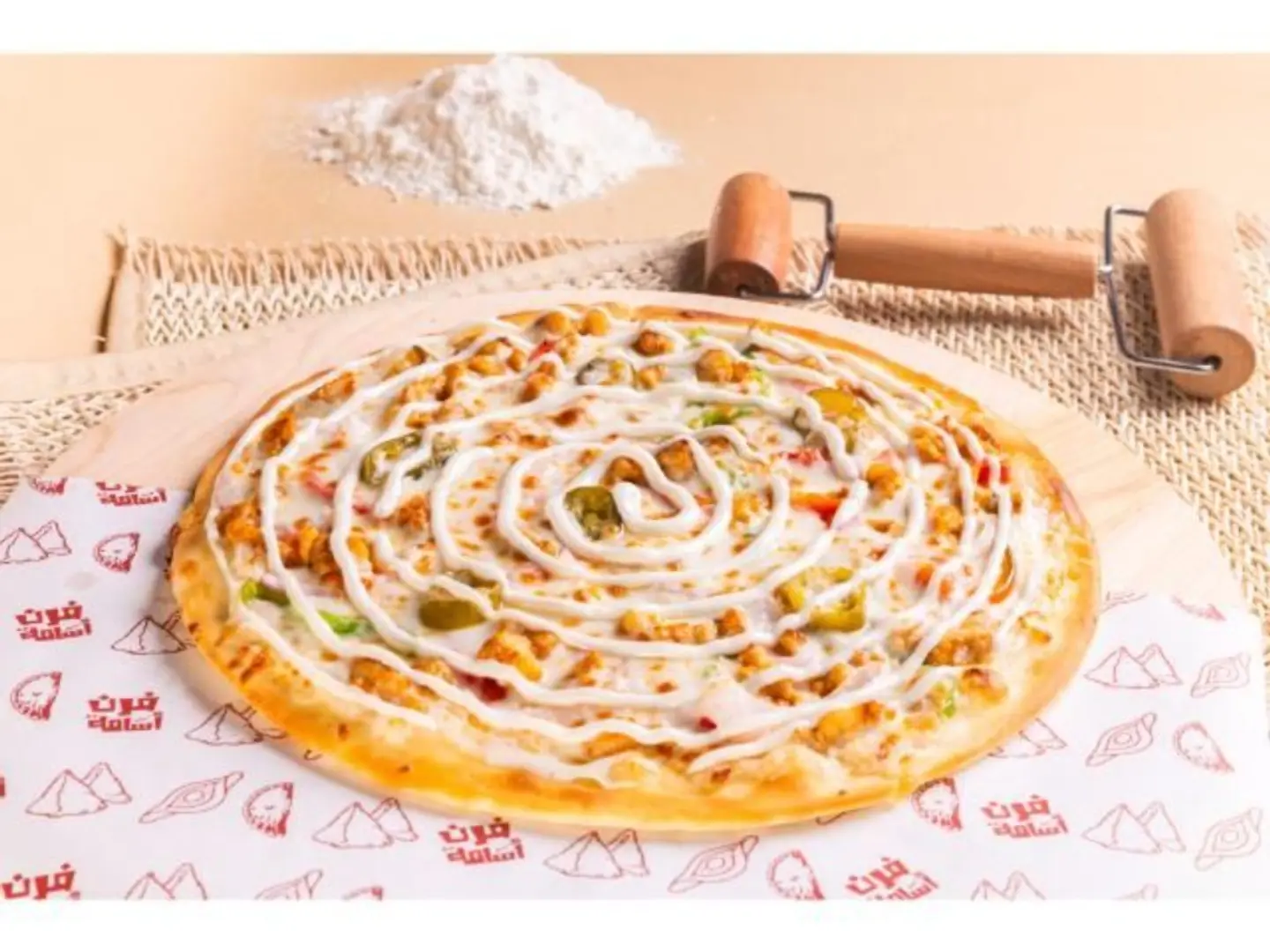 بيتزا رانش دجاج