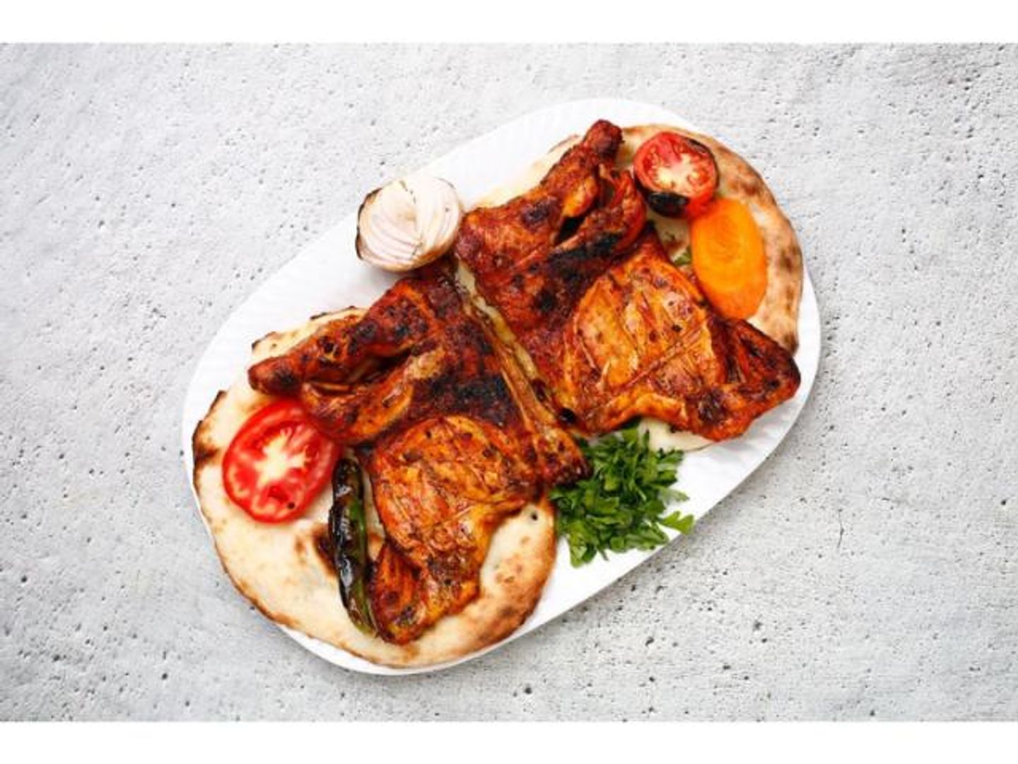 Whole Charcoal Chicken With Out Rice