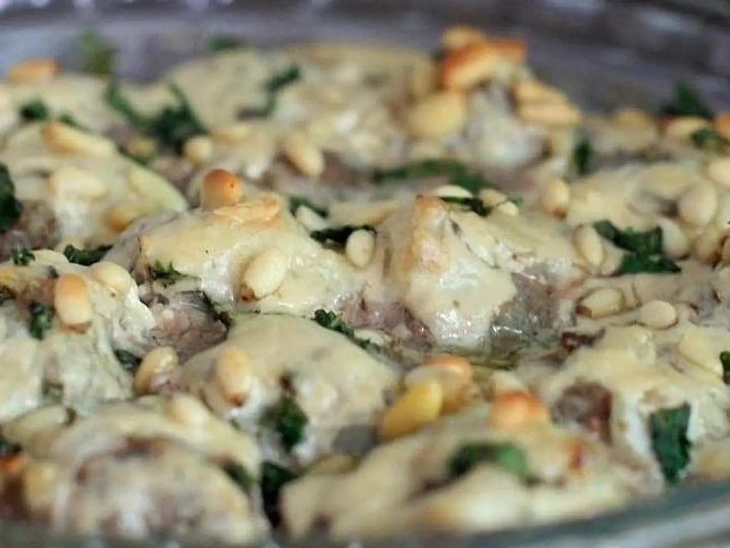 صحن كفتة طحينية