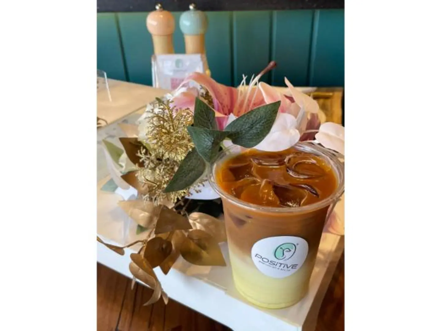 Iced Saffron Latte