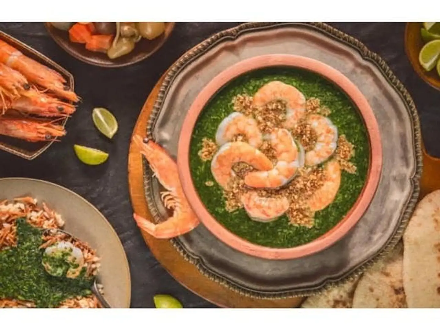 ملوخية بالجمبري