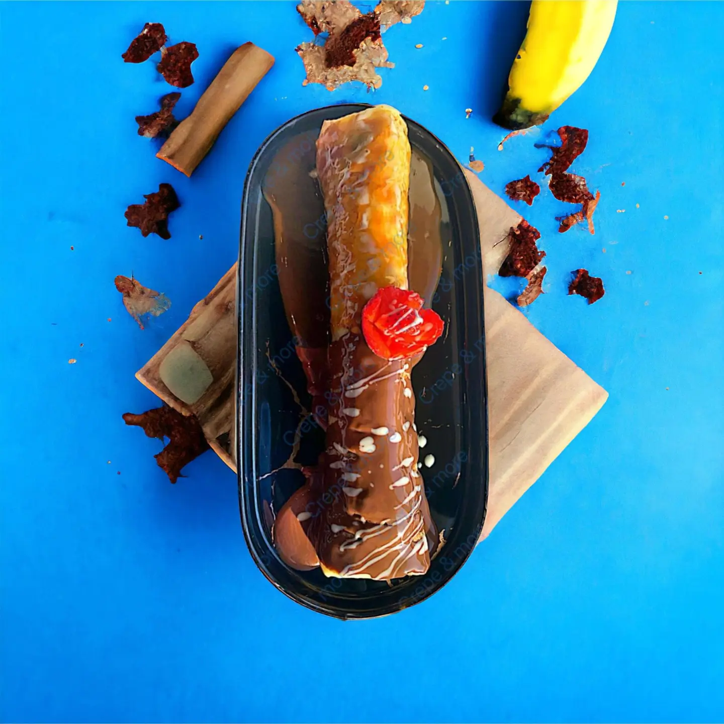 Cinnamon And Banana Crepe