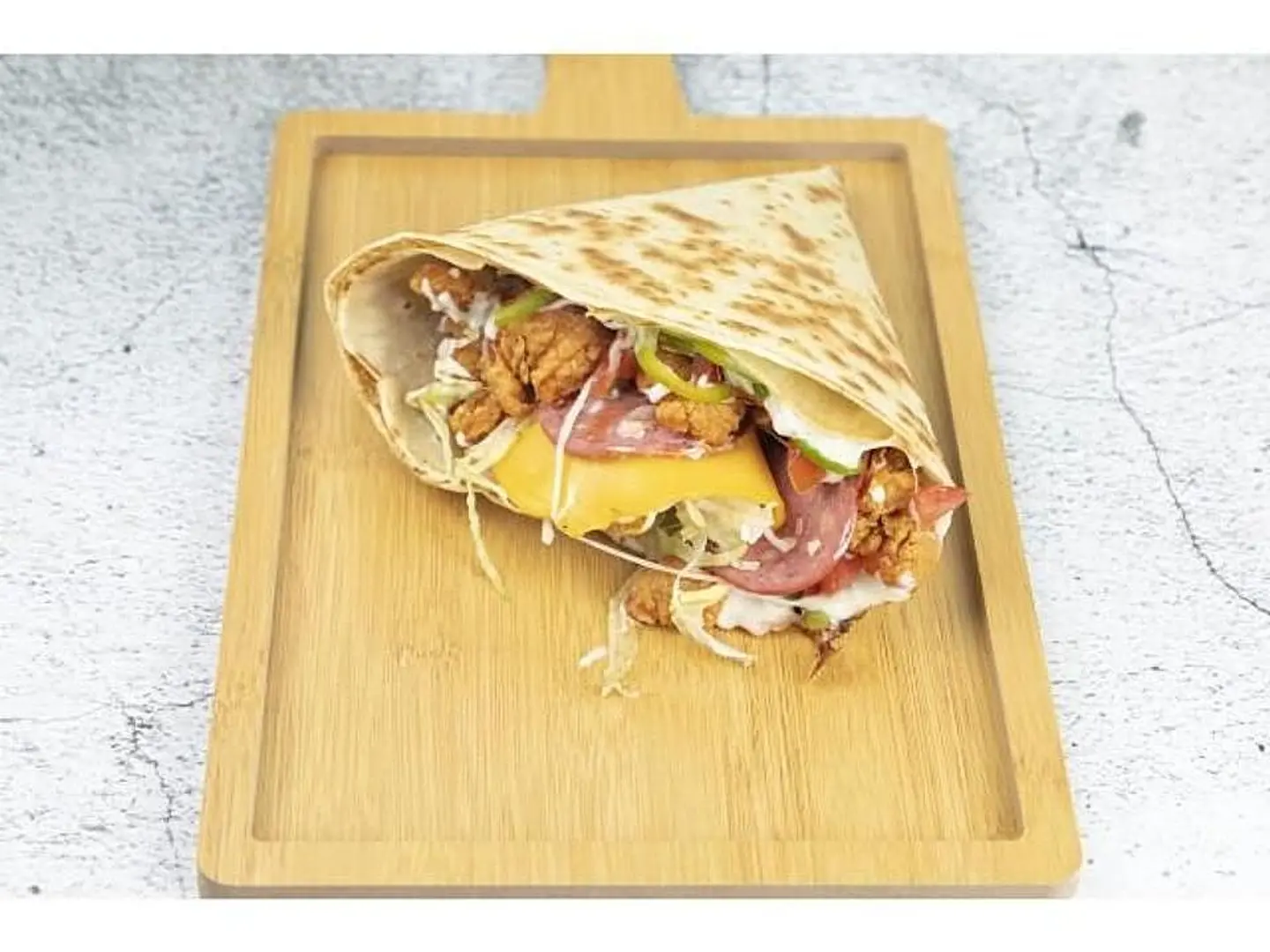 Fried Chicken Fillet Crêpe
