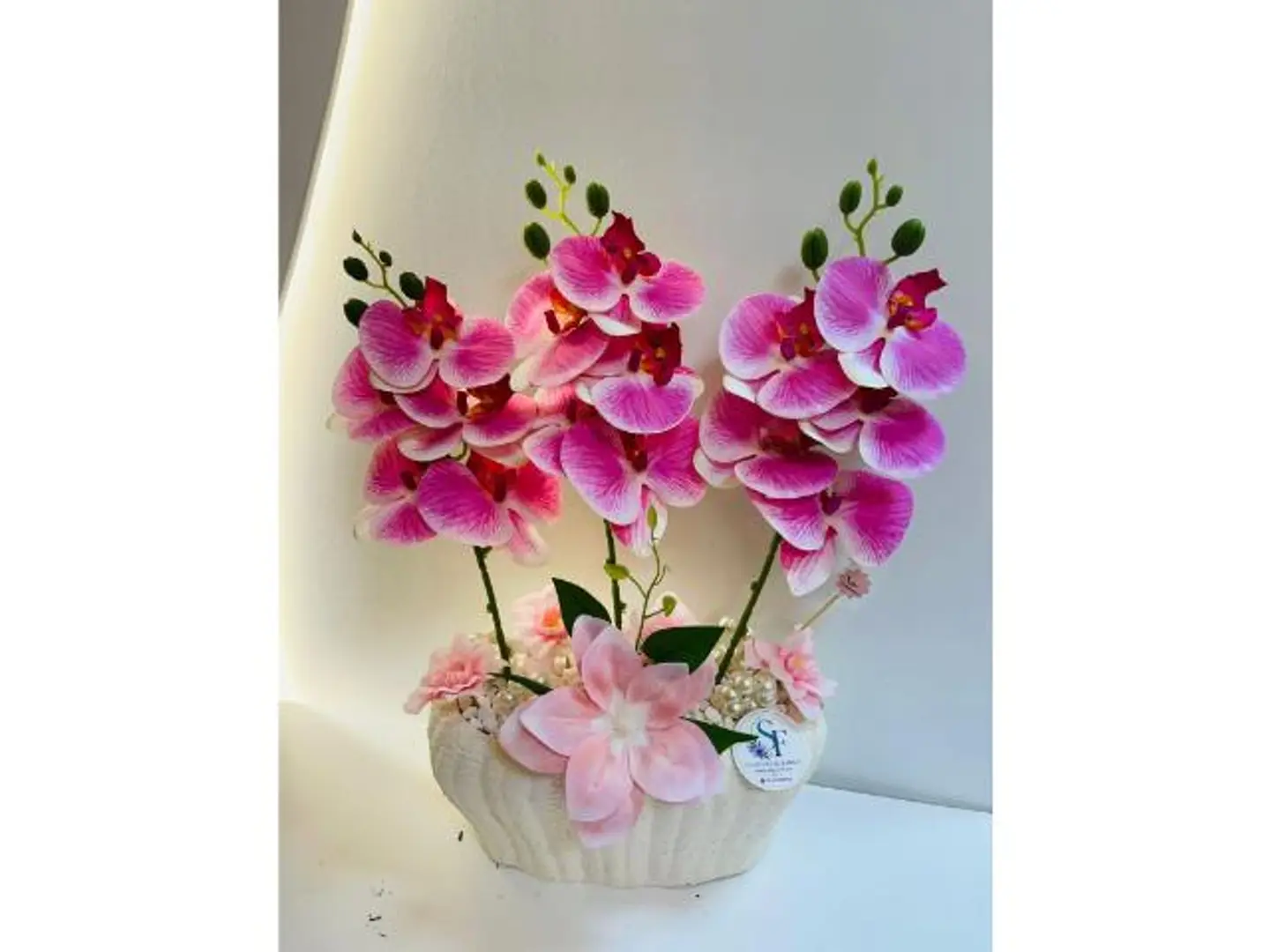 Luxury Pink Orchid Pot