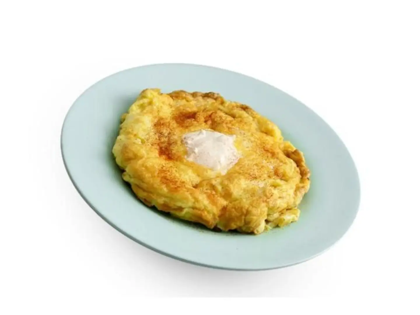 صحن بيض بالجبن