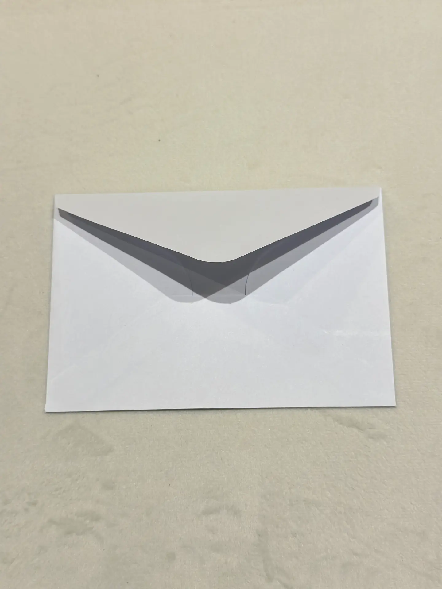 White Paper Envelope