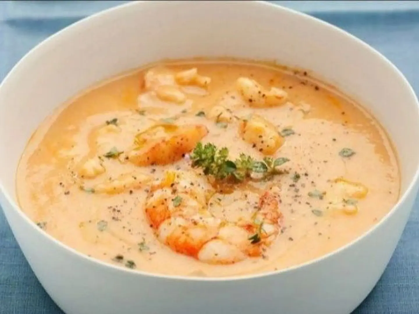 Small Creamy Shrimp Soup
