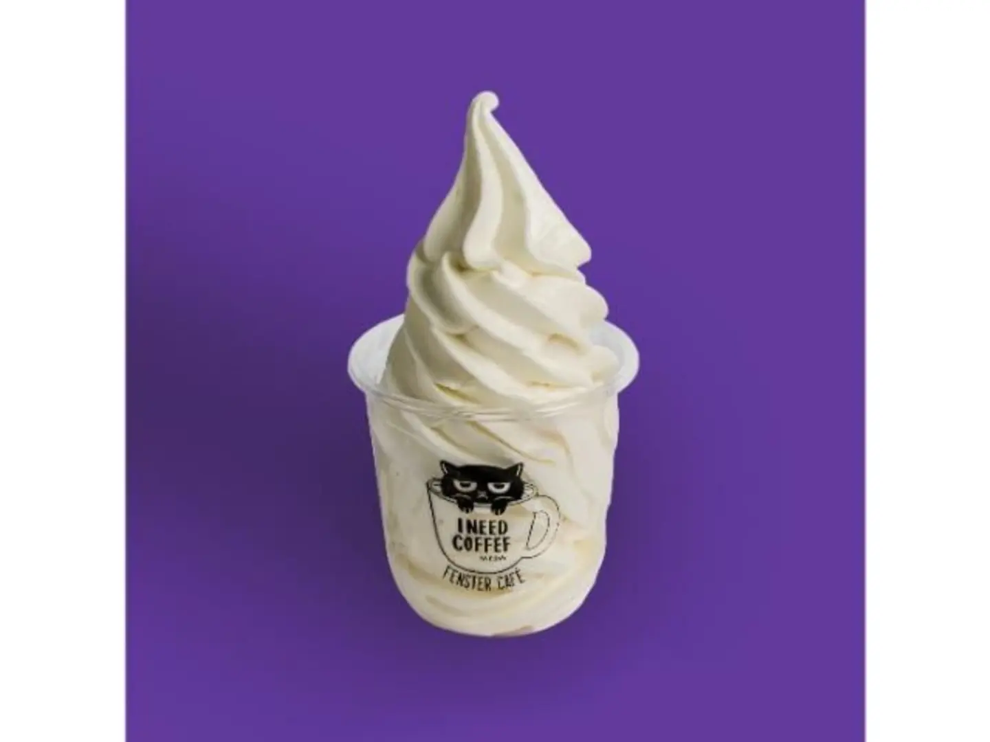 Soft Serve Ice Cream Milk Flavor