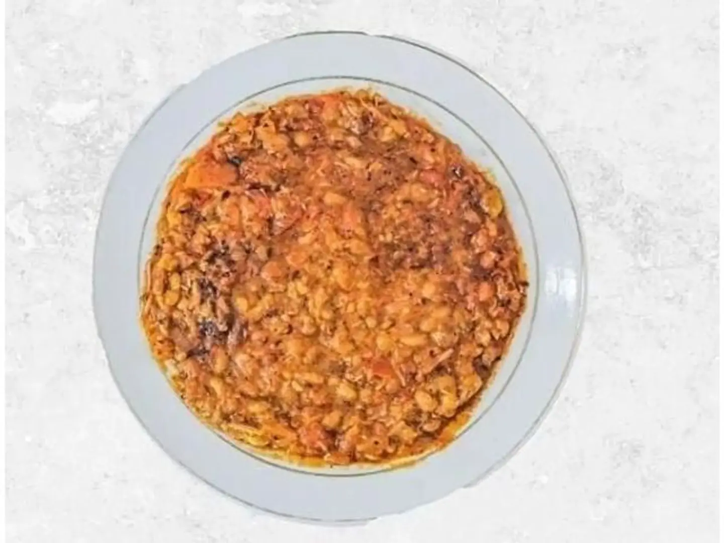 Peas With Tuna Plate