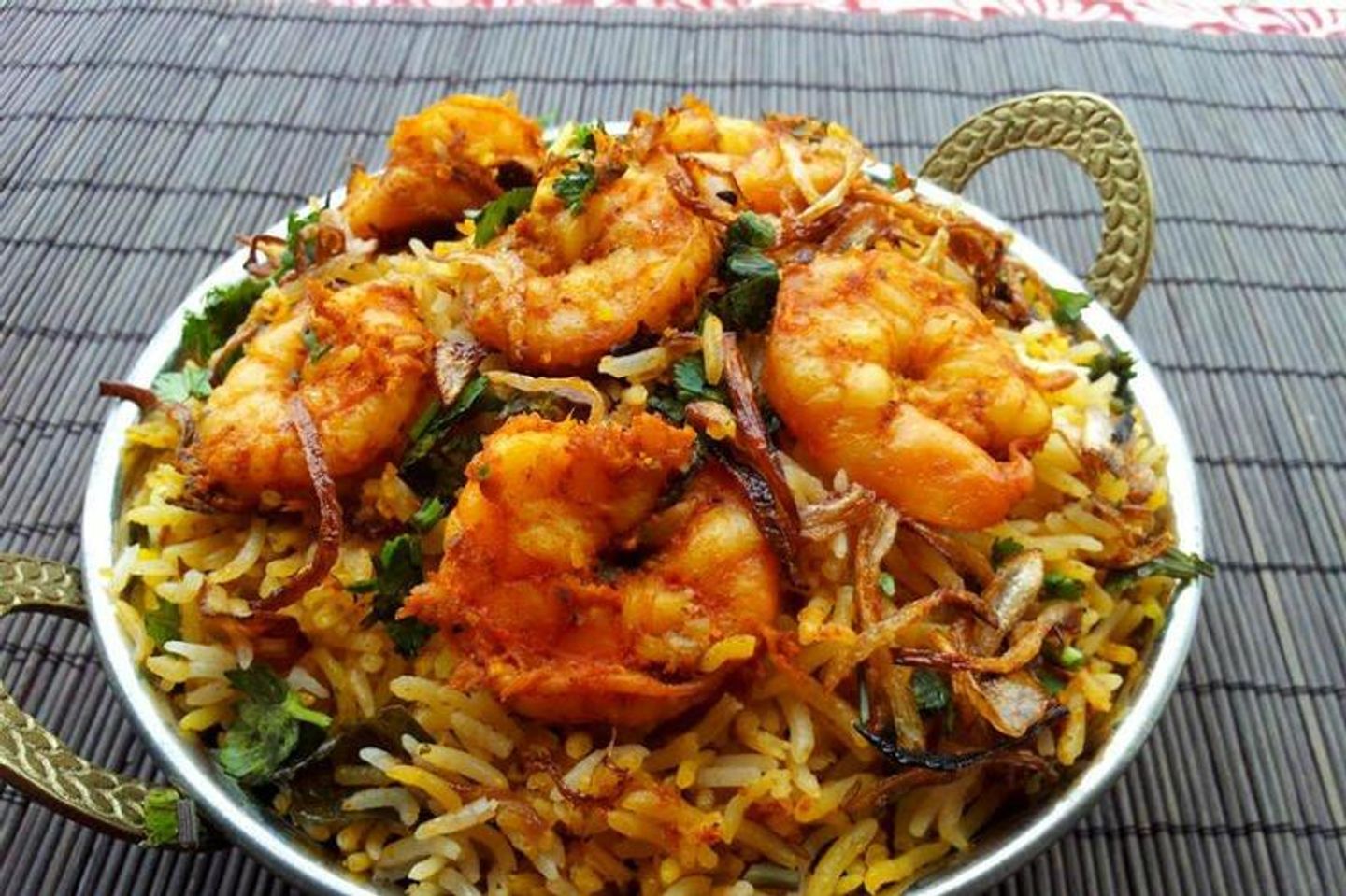 Dum Biryani Shrimp