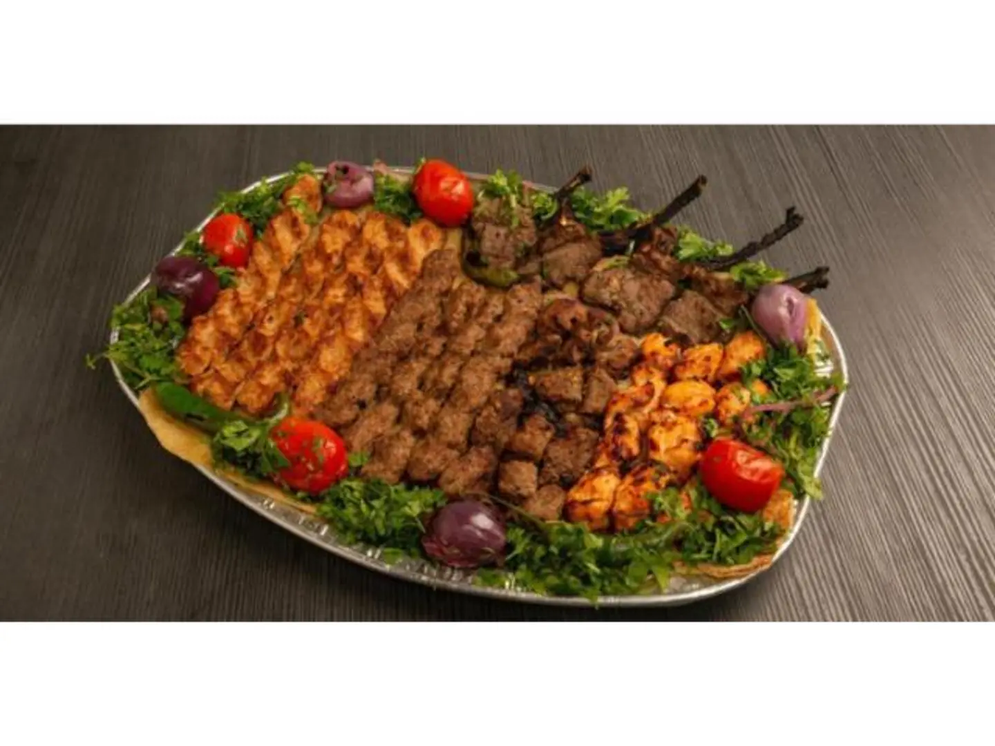 صحن كباب مشكل 12 سيخ