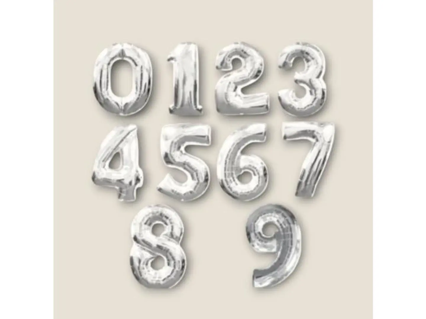 Number Helium Balloon