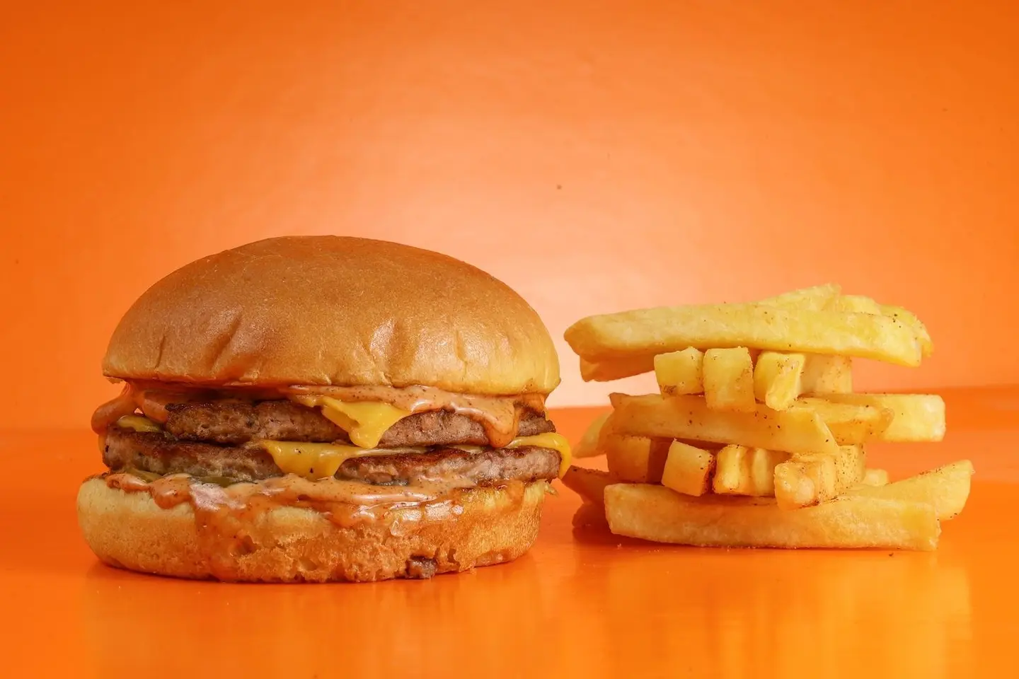 Small Melting Beef Burger