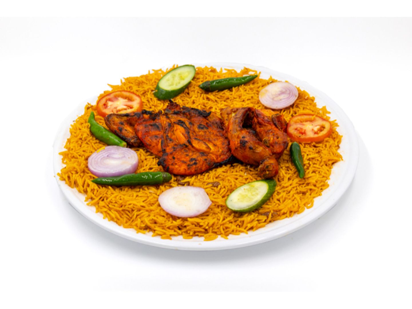 Half A Charcoal Chicken With Rice