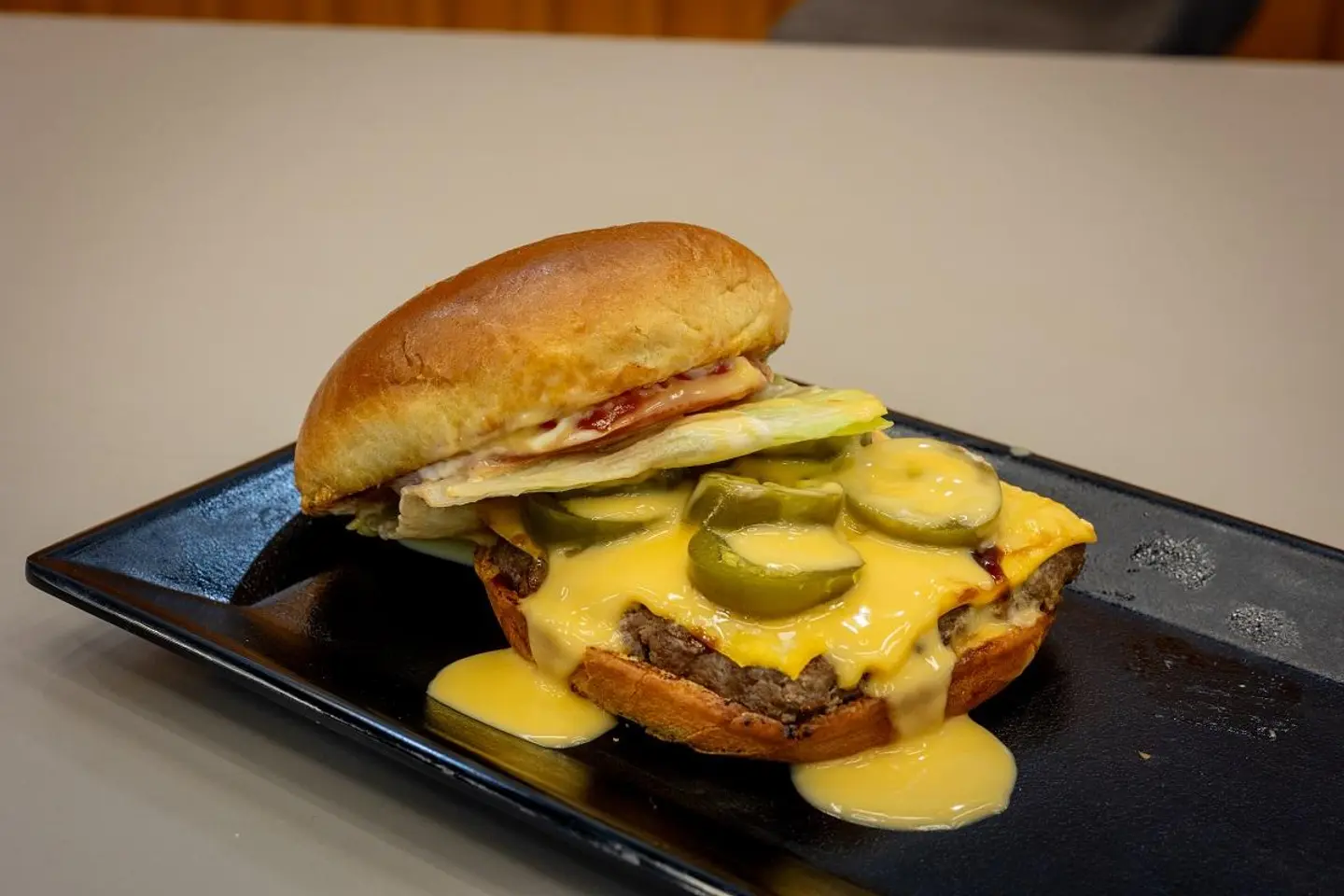 Jalapeno And Cheese Burger