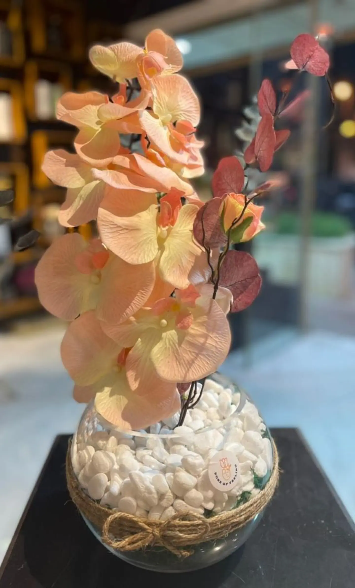 Faux Flower Vase