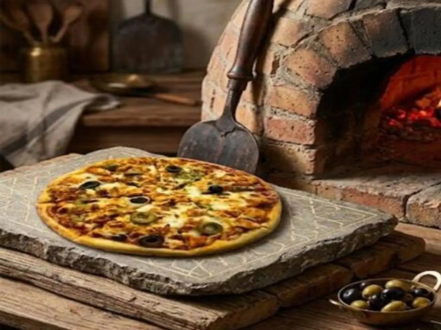 بيتزا دجاج كيتو -كبير