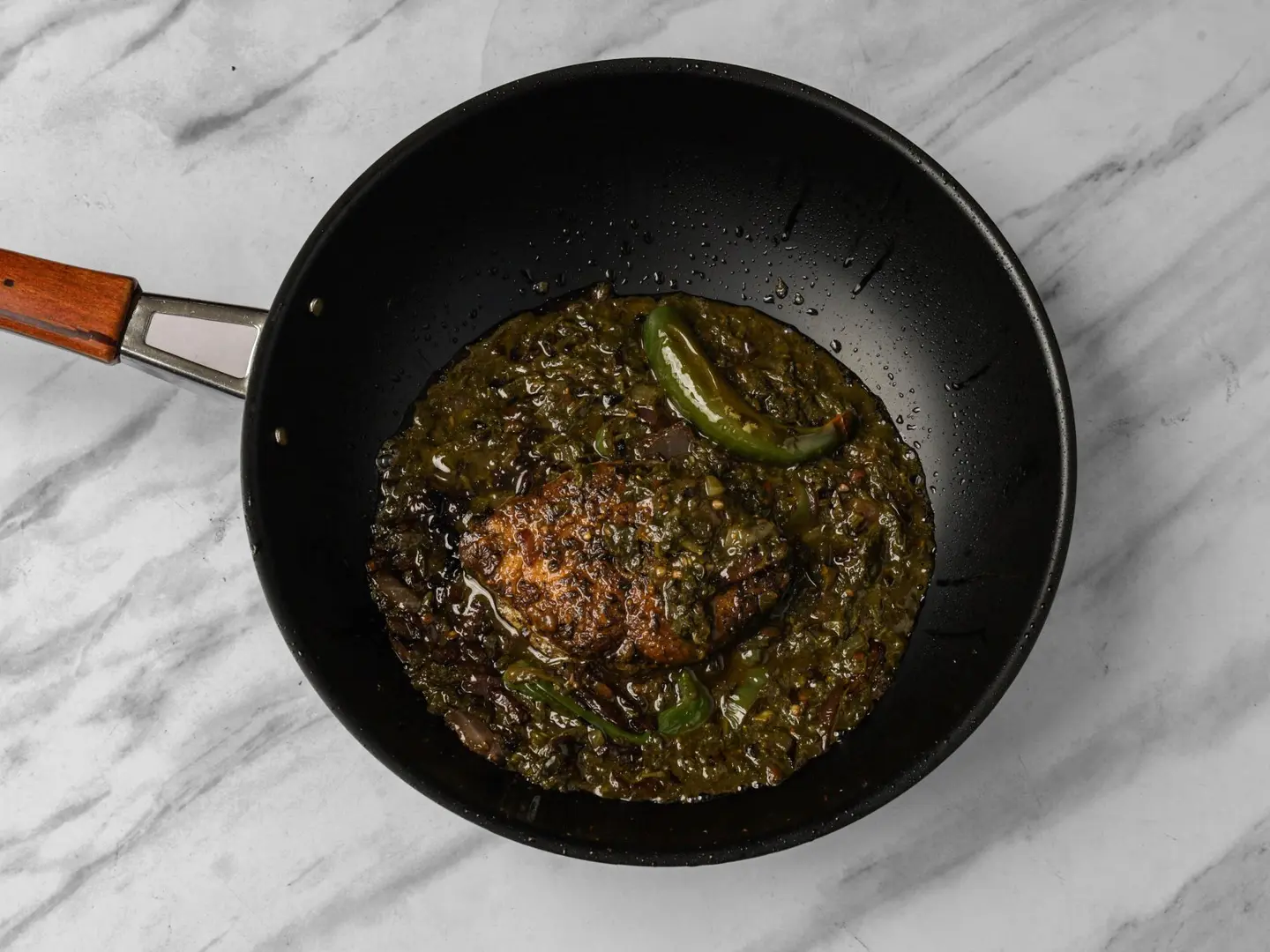 Mekshen Fish With Mulukhiyah