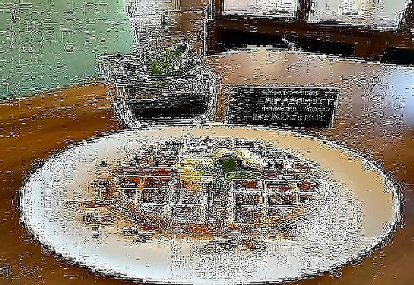 Banana Walnut Waffle