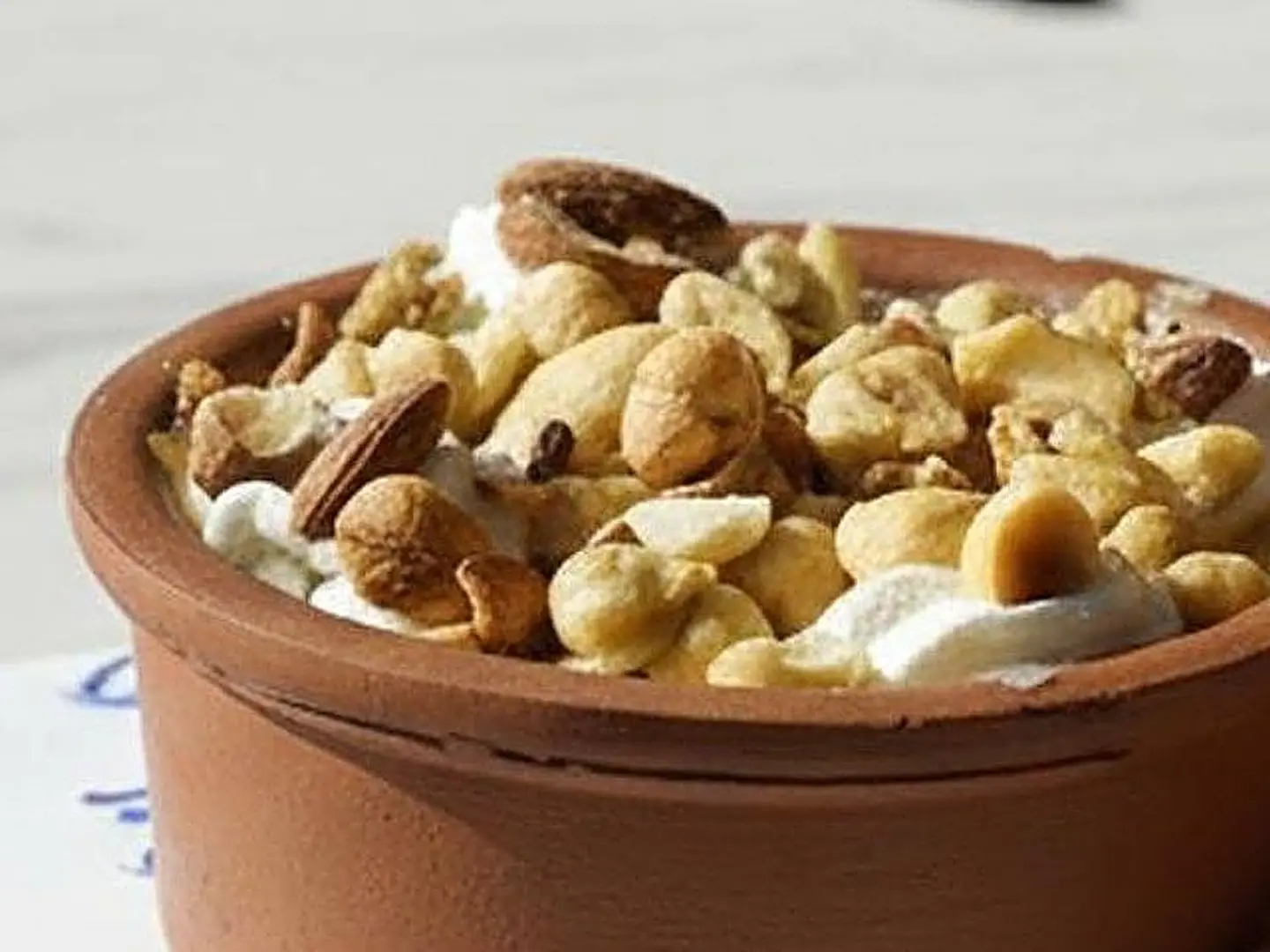 قرع عسلي قشطة ومكسرات