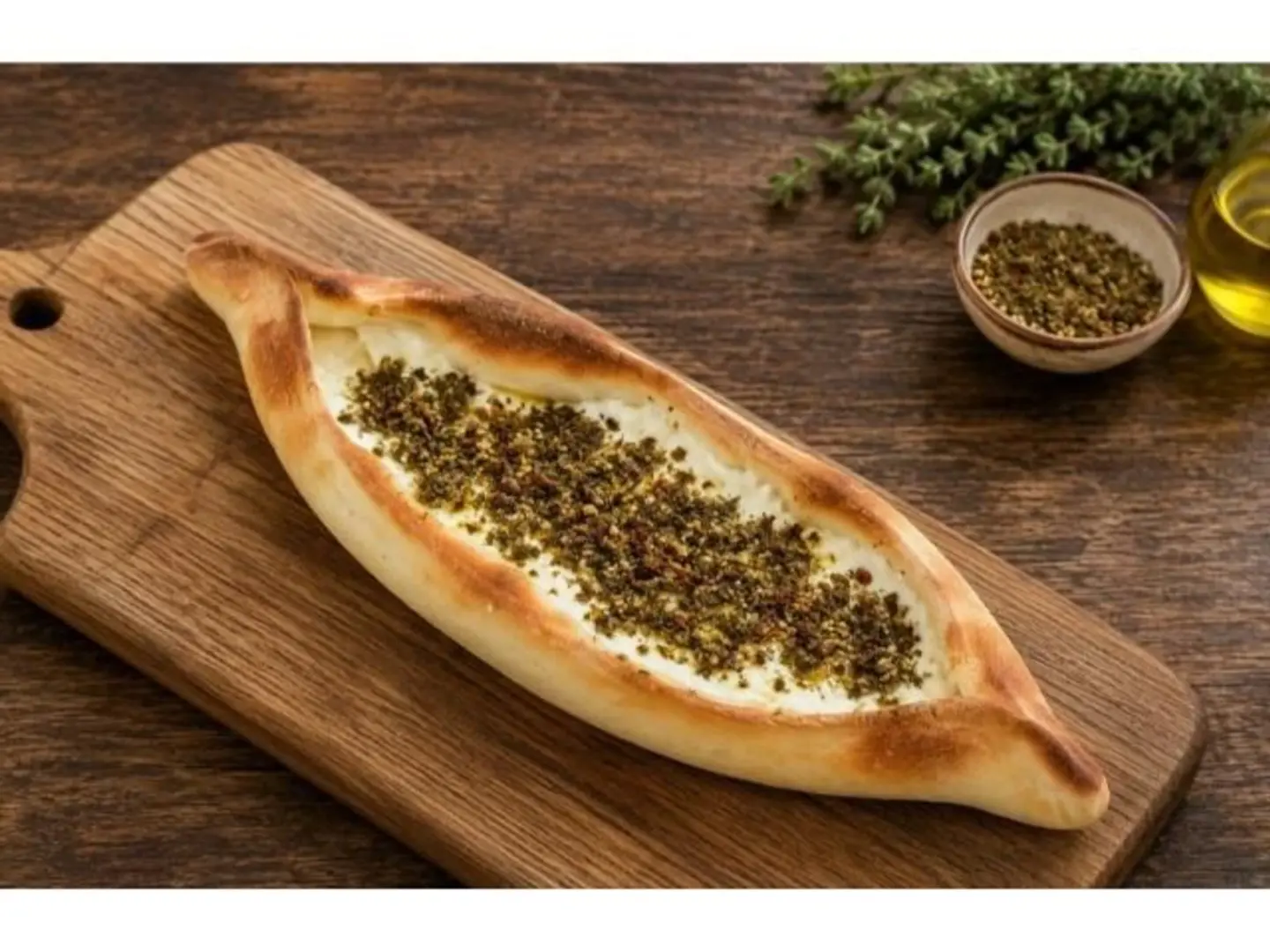 فطيرة لبنة بالزعتر