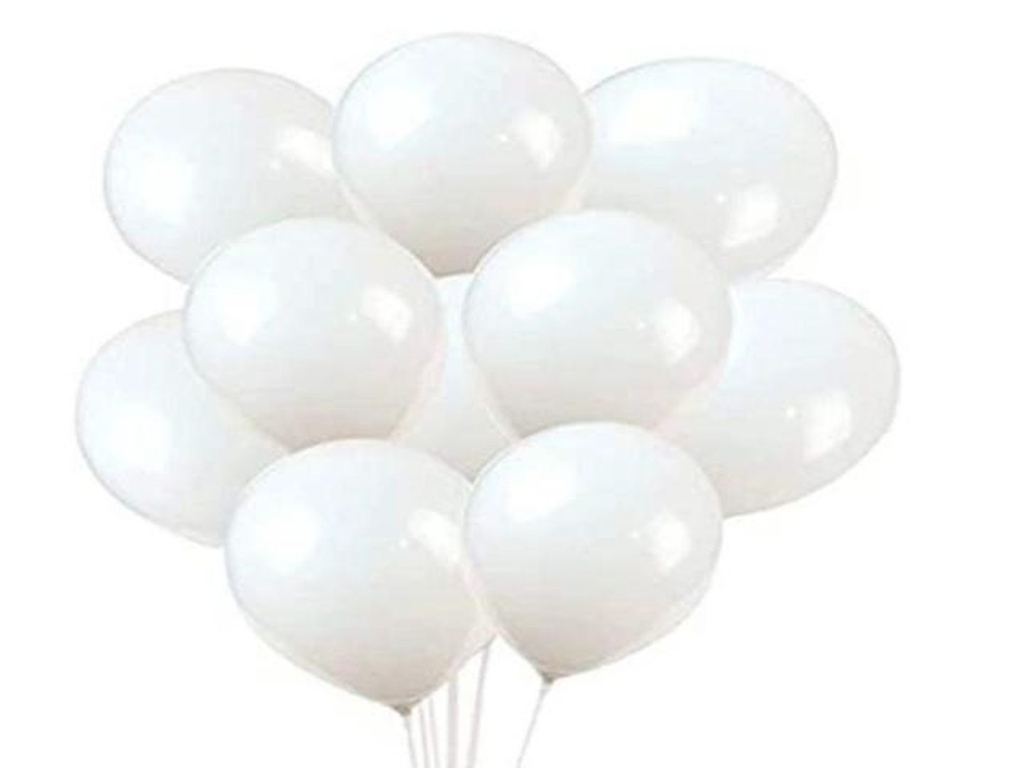 White Helium Balloon