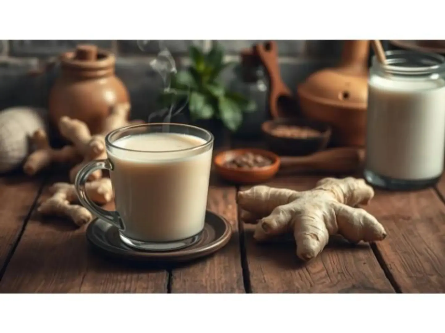 حليب زنجبيل