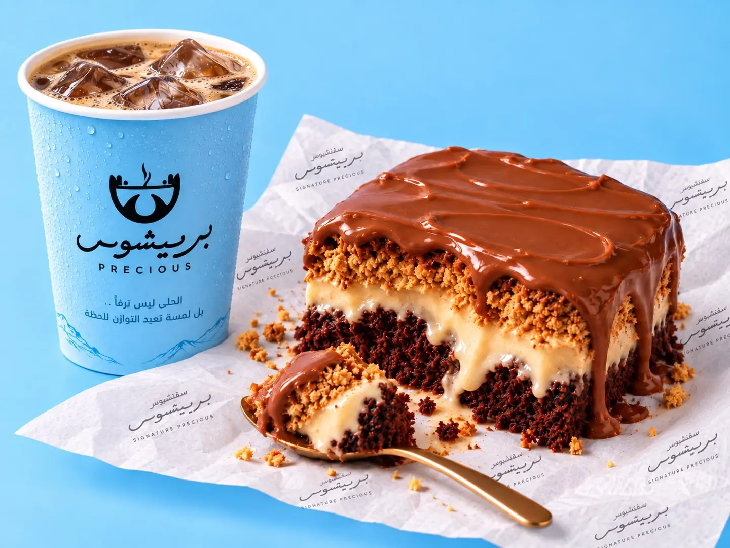 حليب محموس مع قهوة اليوم