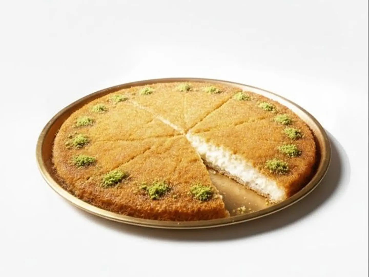 Kunafa Nabulsieh With Cream, Small Size