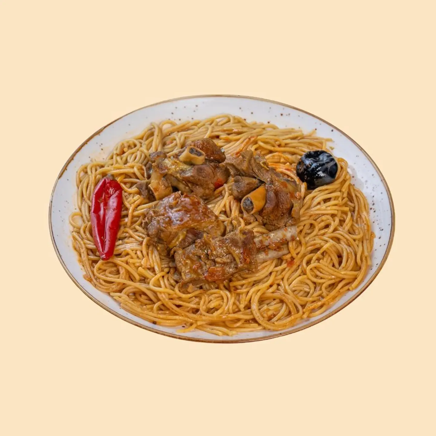مكرونة مسبوك لحم