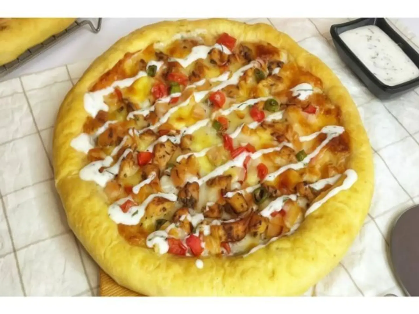 Chicken Ranch Pizza