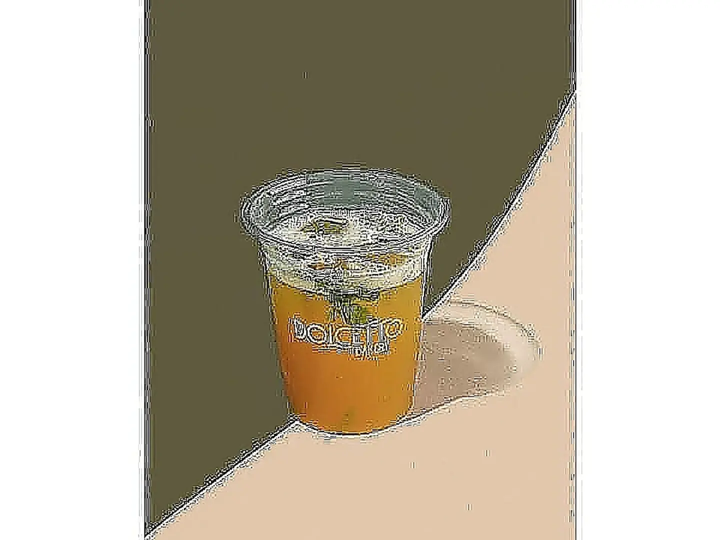 شاي مثلج بالخوخ