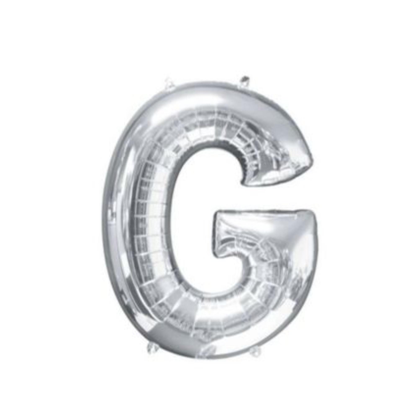 حرف G فضي