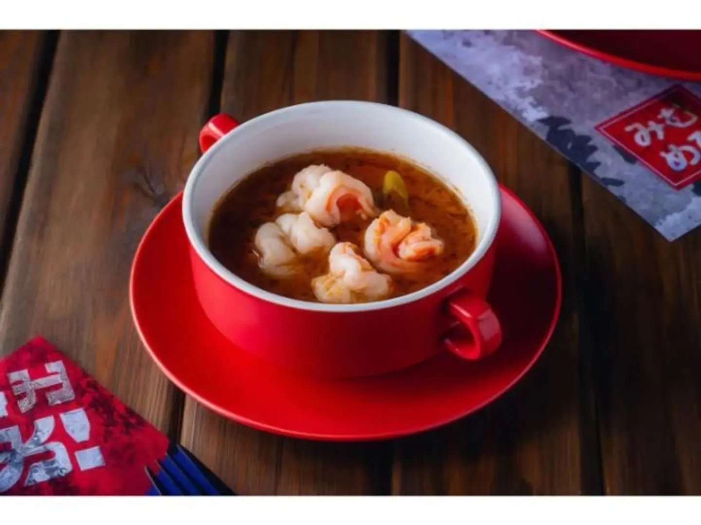 شوربة جمبري حمراء