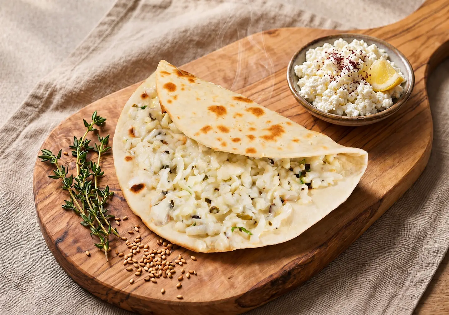 Halloumi Cheese Manakish