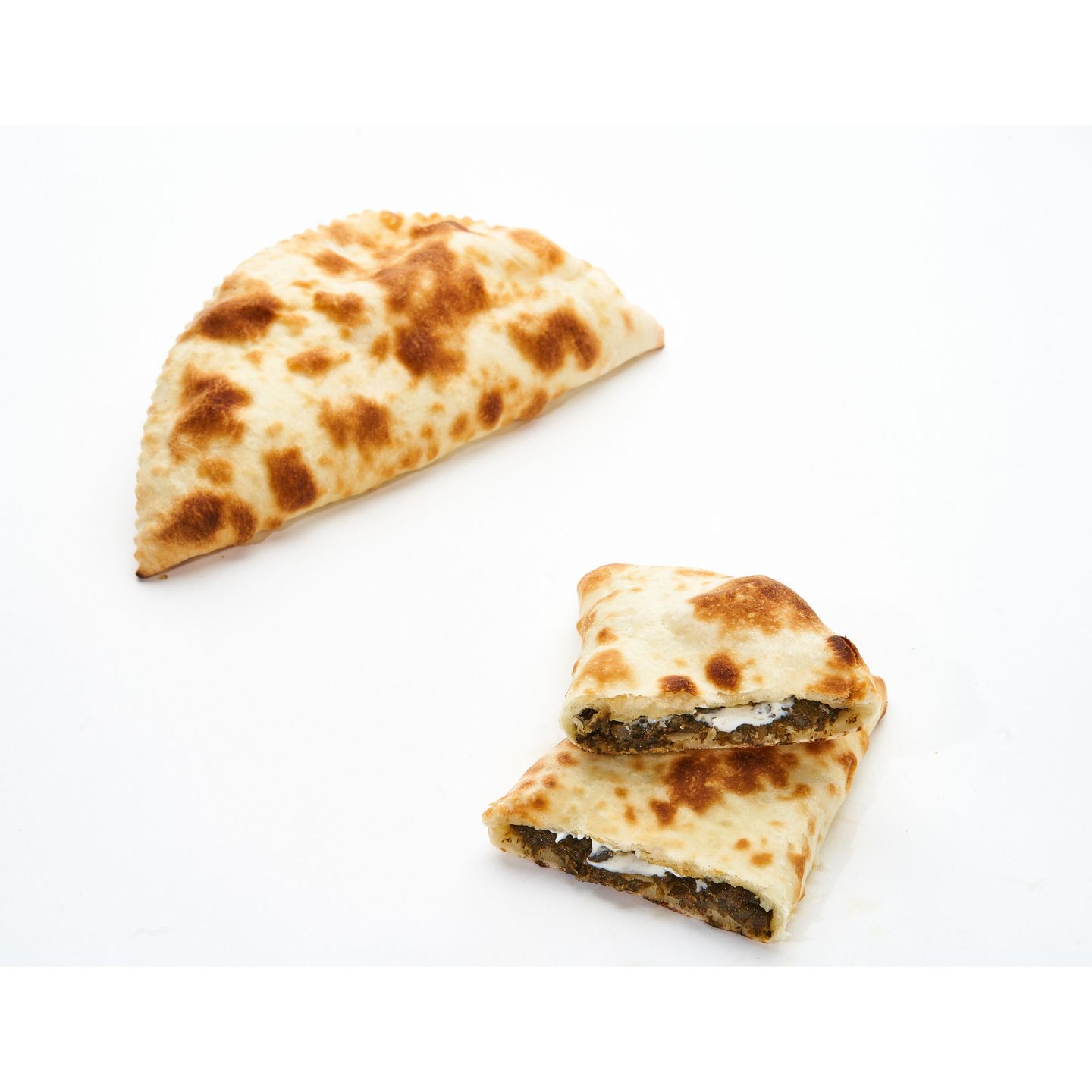 فطيرة سبانخ مع لبنة