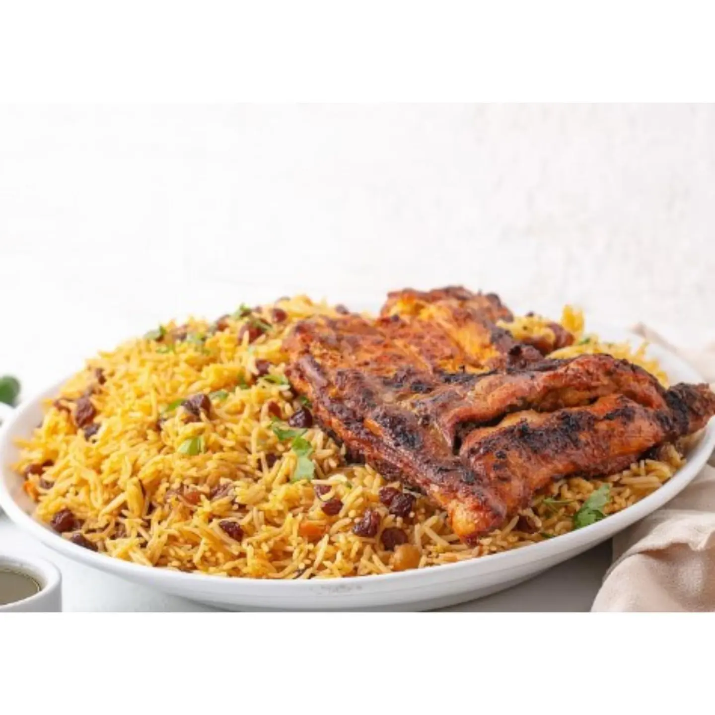 Charcoal Chicken With Bukhari Rice