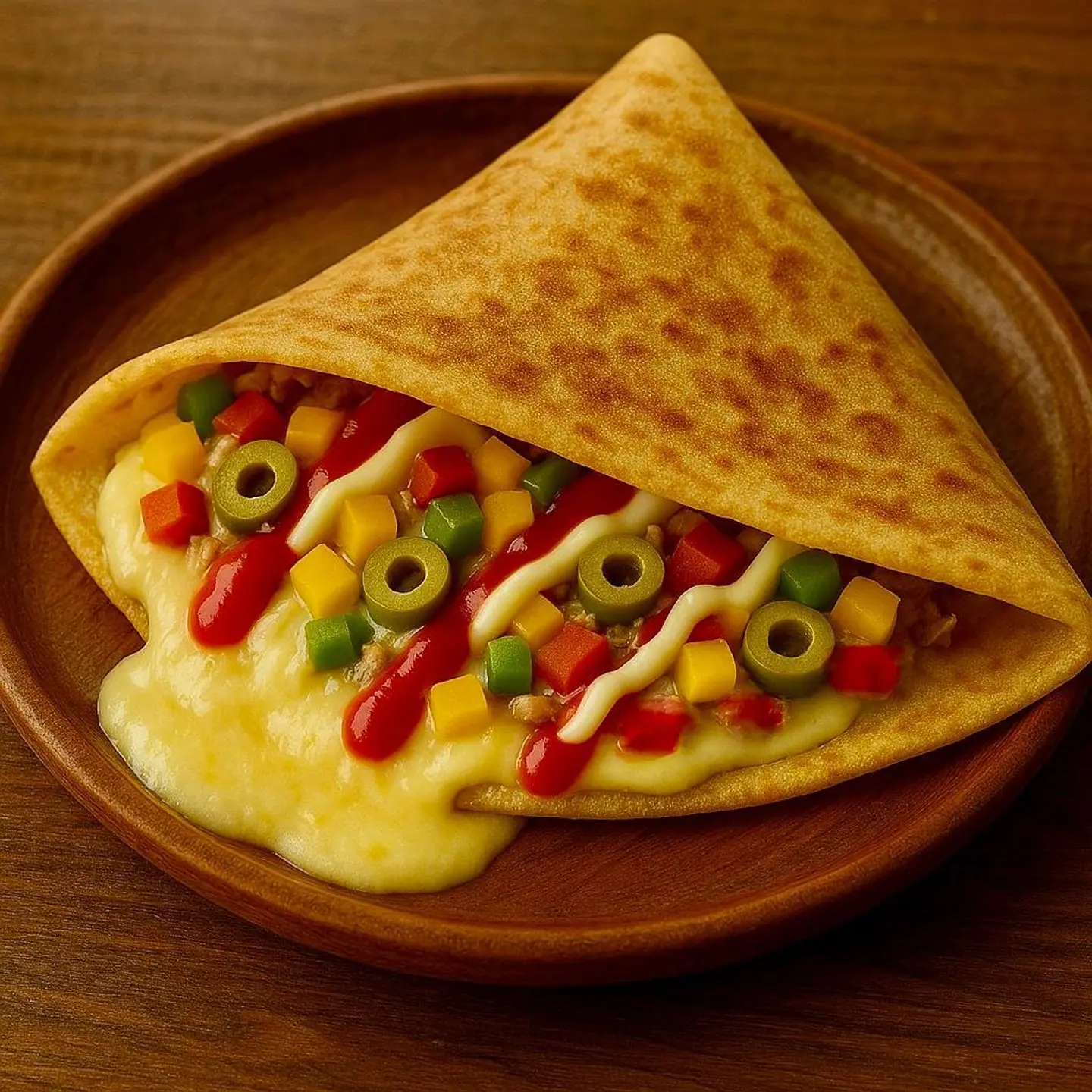 Mix Cheese Crepe