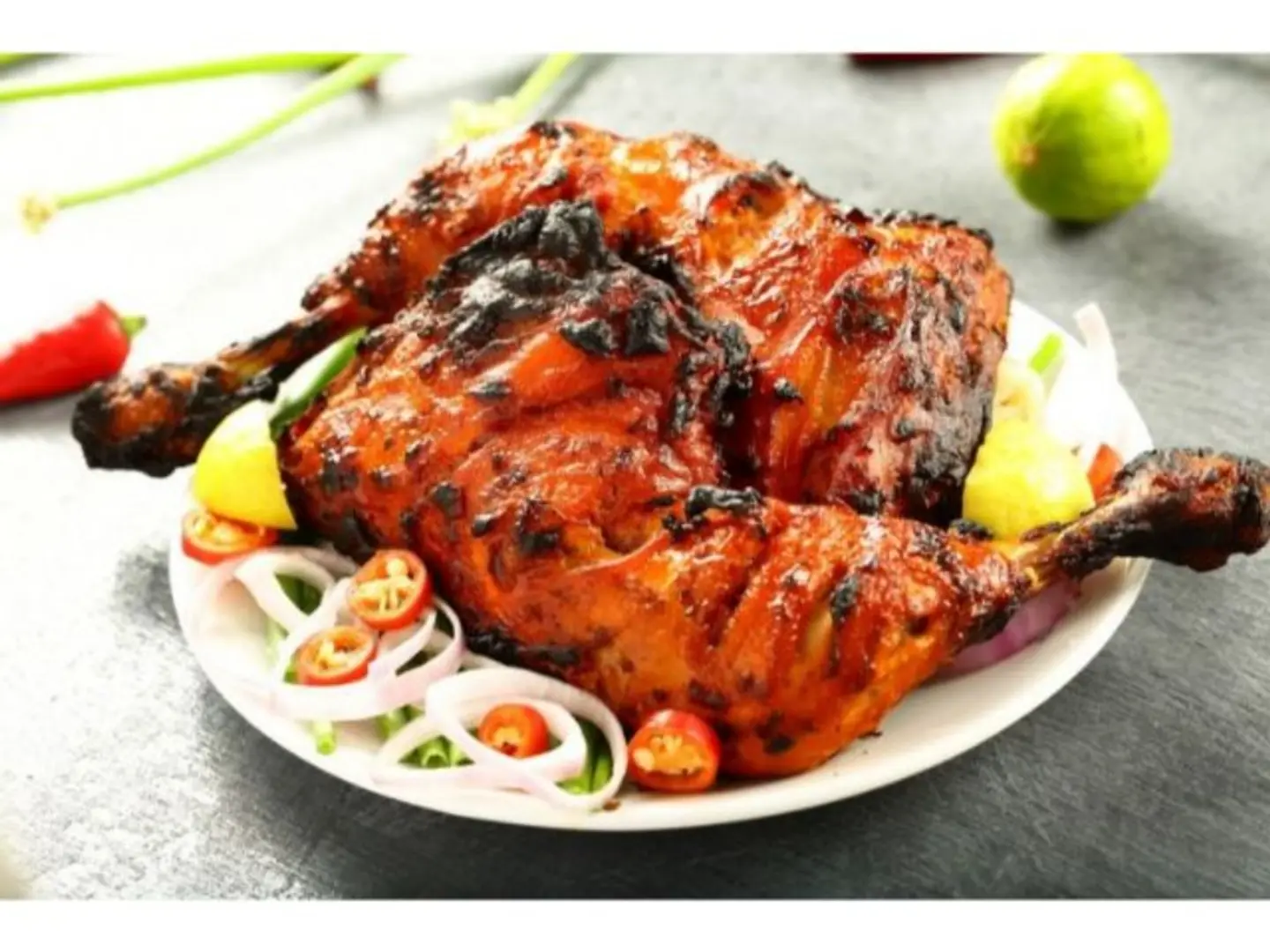 Half Portion Of Plain Chicken Tikka