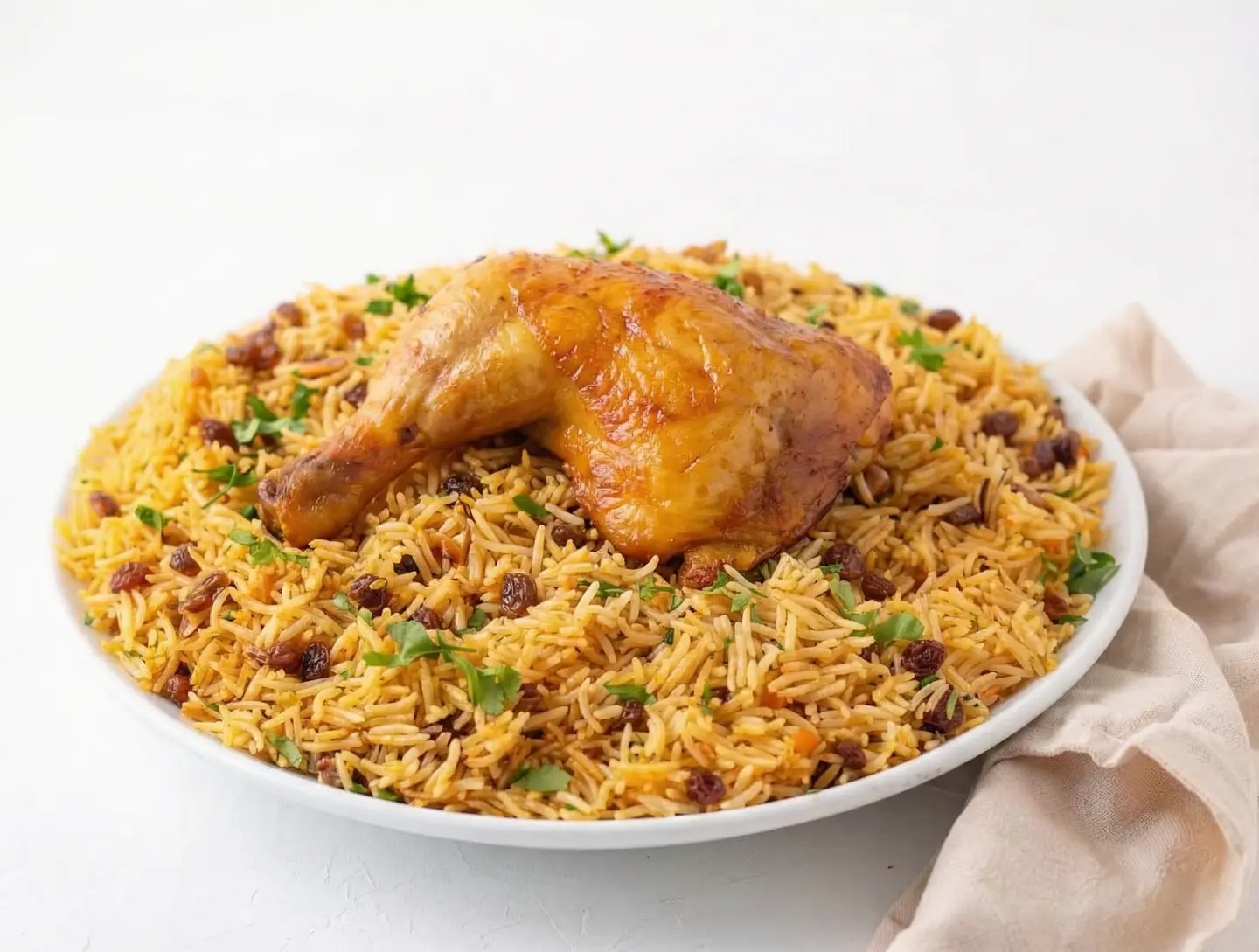 Grilled Chicken With Rice - Quarter Of A Chicken