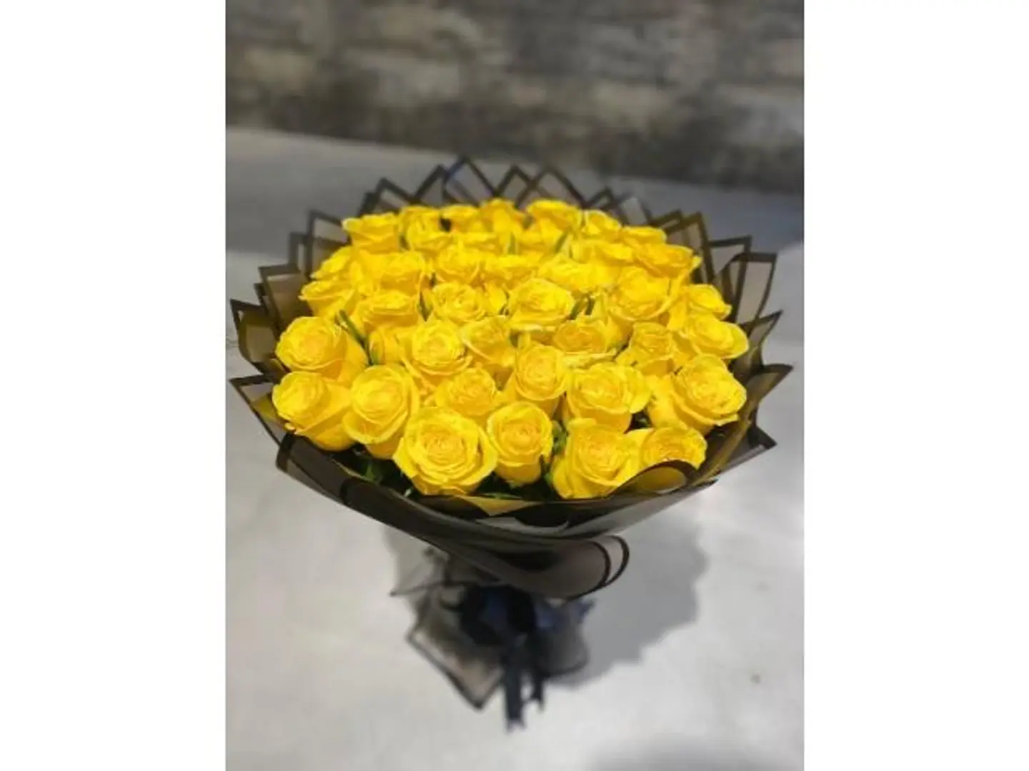 باقة جوري أصفر