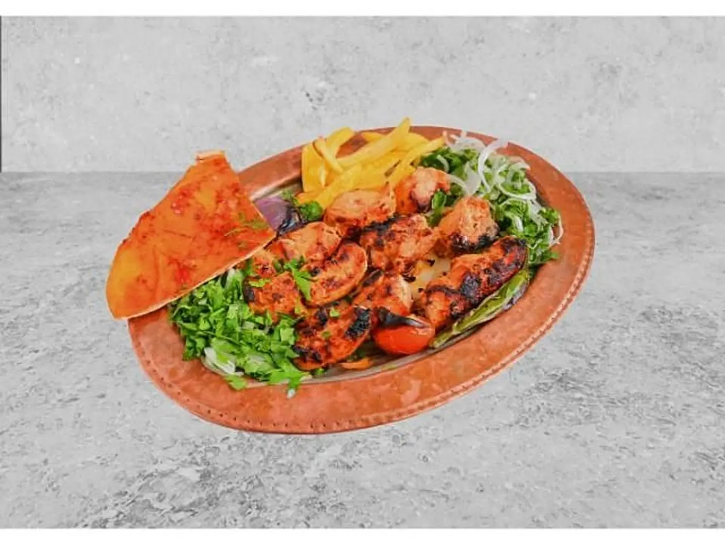 One Person Chicken Skewers